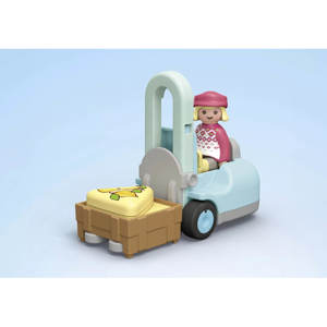 Playmobil Organic Market Stall & Forklift 71691